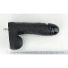 9.4 '' Attacco per dildo massiccio e mostruoso per macchina del sesso premium nero